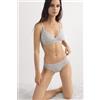 Intimissimi Slip In Cotone Senza Cuciture Grigio