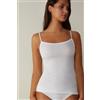 Intimissimi Canotta In Cotone Ultrafresh Bianco