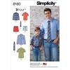 Simplicity semplicità Modello 8180 da Ragazzo e Camicia da Uomo, Boxer e Cravatta, Bianco
