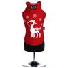 Trilly Tutti Brilli NeviarssXXS Nevia Felpa con Applicazione in Vinile XXS, Rosso