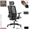 Elleci Office Altea Poltrona semi direzionnale appoggiatesa schienale rete syncro multibloc base nylon tessuto Angel - catas
