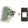 Fanton caricatore USB A+C compatibile Bticino Axolute grigio scuro - 82893-AG