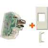 Fanton Keystone caricatore carica tutto USB A+C incasso compatibile Legrand Cross Bianca