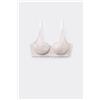 Tezenis Reggiseno Balconcino Non Imbottito In Pizzo Riciclato Paris Donna Bianco