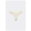 Tezenis Perizoma Sgambato In Pizzo Riciclato Donna Avorio