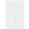 Tezenis Perizoma Sgambato In Pizzo Riciclato Donna Bianco