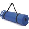 Toorx Materassino fitness blu con maniglia di trasporto spessore 1,2 cm - Dimensioni 172x61 cm