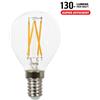 V-TAC LAMPADINA LED E14 6W FILAMENTO BIANCO CALDO A BULBO 130 LUMENWATT VT-2486-LED2854
