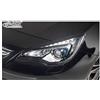 RDX Racedesign Palpebre fari RDX Racedesign per Opel Astra J GTC 2009-2015 / Cascada (ABS), Black, Senza vernice, Avvitamento, Certificato TÜV