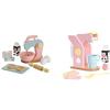 KidKraft 63371 Pastel - Set Impastatrice con Accessori, in Legno, per Bambini, Multicolore (Pastello) & 63380 Pastel - Set Macchina per Espresso Giocattolo, con Accessori, per Bambini, Multicolore