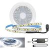 Arotelicht Strisce LED,LED Striscia di Luce Con adattatore di potenza 600leds,2835SMD,5M Bianco freddo 6000K Non impermeabile 12V IP20 Illuminazione interior decoration interni cucina Ktv Bar
