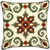 VERVACO Kit Cuscino Punto Croce Geometrico Set Ricamo Principianti Cuscini Gobelin Decorativi ca. 40 x 40 cm Accessori per Lavoretti Creativi DIY Casa Decor Hobby Adulti Cross Stitch