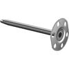 LUX ELEMENTS LFIXZ2101 FIX-FID 80 - Tasselli a percussione, 80 mm, 50 pezzi, colore: Argento