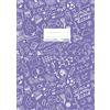 HERMA 'Herma Schooly Doo Quaderni plastica DIN A4, con motivo decorativo, 1 pezzi violett
