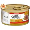 Purina Cat Gourmet Gold Cuore Morbido - tortini cuore morbido con Manzo 85 gr