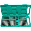 WIESEMANN 1893 Set chiavi a bussola e punte con lunghezza extra 40 pezzi | WIESMANN 80034 | portapunta da 1/2″ e 3/8″ | per viti Torx T20-T55 | per viti a brugola 4 mm - 12 mm | per viti XZN | con speciali punte