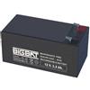 ELAN Batteria ricaricabile al piombo 12V 3,2Ah Elan BigBat - sku 01203