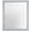 FRAMES BY POST Cornice portafoto passepartout, Dimensioni Immagine 20 x 15 cm, 15,2 x 10,2 cm, Vetro in plastica, Supporto Bianco, 8 x 6 Image Size 6 x 4 inch