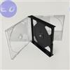 WOX CUSTODIA 23mm CD JEWEL 3 posti TRAY NERO assemblato - CD23/3p-T/Nx1