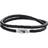 Tommy Hilfiger Uomo acciaio_inossidabile Bracciali di corda 2790011