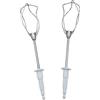 Lichtblau Frusta 00653471 per robot da cucina Bosch I Frusta di ricambio adatta anche a MFQ30 MFQ35 MFQ4 MQ95 MQ96 I Frusta Bosch con 4 fili I Accessori per macchine da cucina Bosch