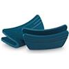 Le Creuset Coppia presine Adattabile Resistente al Calore fino a 250° C, Silicone, Set di 2, Deep Teal, 93010300642000