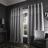 Catherine Lansfield Glitzy tenda con occhielli, 66 x 228,6 cm, grigio