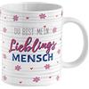 GRUSS & CO 47055 - Tazza magica a forma di uomo in porcellana, 35 cl, confezione regalo, multicolore