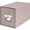 Rössler Papier 1327452490 - S.O.H.O. Cassetto porta CD, con etichetta inseribile e maniglia, color tortora, 1 pezzo