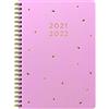 LETTS Celebrate - Agenda scolastica 21,22 settimanali, formato A6, colore: Rosa
