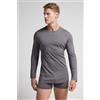 Intimissimi Maglia A Manica Lunga In 100% Cotone Superior Grigio Scuro