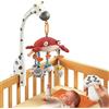 TUMAMA Giostrina Lettino Neonato con Musica e Luce, Carillon Neonati Girevole e Staccabile, Giostrina Culla Neonato per Bambini da 0 a 12 Mesi
