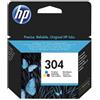 HP Cartuccia Originale ad Inchiostro per Hp 304 Color N9K05AE