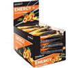 EthicSport Box 25 Barrette Energy Pesca - Albicocca 25x35 g - Barrette energetiche Gluten Free e Senza Olio Di Palma