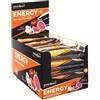 EthicSport Box 25 barrette Energy Mela - Pompelmo 25x35 g - Barrette energetiche Gluten Free e Senza Olio Di Palma