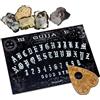 WICCSTAR Nero Tavola Ouija board con Planchette e Istruzioni Dettagliate