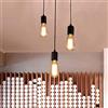 Lrpiyvo Vintage Lampadario Industriale a Sospensione, Spider Light Pendente Regolabile in Lunghezza