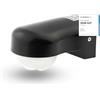 HUBER MOTION 5 rilevatore di movimento a infrarossi 360° con 3 sensori e lenti a matrice - IP65 rilevatore di movimento LED adatto I montaggio a parete/soffitto,