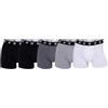 CR7 Cotton Trunks Five Pack Bermuda, Black/Grey/White, M Uomo