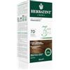 Herbatint Gel Colorante Permanente 3Dosi, 300ml - 7D Biondo Dorato, Senza Ammoniaca, per Pelli Sensibili, 100% Copertura Capelli Bianchi, con 8 Estratti Naturali Bio