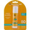 Australian Gold SPF50 Face Guard Sunscreen Stick Solare Stick Viso, 14g