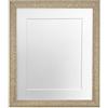 FRAMES BY POST Cornice portafoto in Vetro di plastica con passepartout, 17,8 x 12,7 cm, Dimensioni Immagine 12,7 x 8,9 cm, Supporto Bianco, 7 x 5 Image Size 5 x 3.5 inch