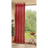 Gardinenbox Voile 20332 - Sciarpa con occhielli, 225 x 140 cm, colore: Bordeaux
