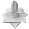 Lemos Home Tovagliolo in Cotone 45 x 45 cm tovagliolo 4 Pezzi (Bianco)