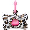 UNITED PETS Bon Ton Nano Jungle Dispenser/Porta Sacchettini per Cani di Taglia Piccola, Inclusi 10 Sacchetti Biodegradabili, Maculato
