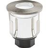 Knightsbridge IP65 230V 0,6W LED bianco Mini terra C/W 3 teste intercambiabili, metallo, 0,6 W