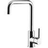 Newform - Miscelatore Real bocca quadra girevole Spazzolato 63420.31.028