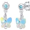 Elli Orecchini Pendenti Donna In Argento 925 Con Cristalli Swarovski E Perla D'Acqua Dolce – Regalo Elegante
