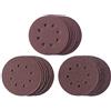 Einhell - Set di 25 pezzi di carta abrasiva (accessori per levigatrice orbitale, Ø 125 mm, 25 dischi abrasivi, 9 x P60, 8 x P120, 8 x P160, adatto per smerigliatrici orbitali Einhell)