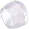 Adsamm® / 16 x puntali avvolgenti esterni / trasparenti / Ø 21 - 22 mm / tondi / piedini in PVC per gambe di mobili tonde / puntali protettivi per arredi Adsamm® Quality